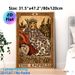 The Empress Tarot Card Painting Poster, Vintage Retro Style Poster, Depicting Regal Empress With Star Crown & Scepter, Ideal For Home Spiritual Decor_maomaolike.com