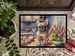 Decorating Easter French Bulldog Doormat Front Door Mat Indoor Outdoor Rugs For Entryway, Non Slip Washable Low Pile, 24H X 36W_maomaolike.com