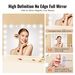 VEVOR Hollywood Vanity Mirror With Lights W/ USB Type C Desktop Wallmount 23.6in_maomaolike.com