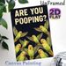 Funny Parrot Themed Painting Poster, Vibrant Playful Green Parrots With Witty Text Poster, Lighthearted Whimsical Decor Idea For Bathroom, Living Room_maomaolike.com