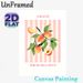 Amalfi Fruit Market Themed Painting Poster, Pastel Pink Striped Vibrant Peach & Citrus Floral Illustration Poster, Cheerful Fresh Decor Ideal For_maomaolike.com