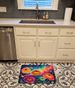 Ranunculus In Color Memory Foam Kitchen Mat Machine Washable Anti-Fatigue Mat Cushion Comfort Bath Mat Or Kitchen Rug_maomaolike.com