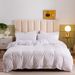 Textiles Bedding Solid Color Cut Flower Wave Shape Craft Style Home Textile Quilt Cover Pillowcase_maomaolike.com