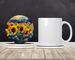 Sunflowers In Watercolor Large Sandstone Coasters Pack Of 4 Absorbent Round Coasters Decor Gifts For Men Or Women, 4 In, Multicolor_maomaolike.com