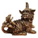 Brass Unicorn With Hollow Bottom, Mythical Creature Qilin, National Trend Brassware, Street Stall Small Metal Ornament, Handicraft_maomaolike.com