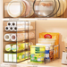 Kitchen Cling Film Organizer Cabinet Layered Fresh-Keeping Bag Set Storage Box Spice Drawer Divider Shelf_maomaolike.com