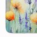 Lavender In Watercolor Memory Foam Kitchen Mat Machine Washable Anti-Fatigue Mat Cushion Comfort Bath Mat Or Kitchen Rug_maomaolike.com