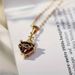 Huitan Romantic Heart Pendant Necklace For Engagement Graceful Temperament Accessories Female Exquisite Shiny Party_maomaolike.com