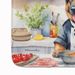 German Shepherd The Chef Memory Foam Kitchen Mat Machine Washable Anti-Fatigue Mat Cushion Comfort Bath Mat Or Kitchen Rug_maomaolike.com