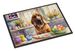 Decorating Easter Bloodhound Doormat Front Door Mat Indoor Outdoor Rugs For Entryway, Non Slip Washable Low Pile, 24H X 36W_maomaolike.com