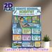 Remote Sensing Scientist Painting Poster, Vibrant Cartoon-style Educational Poster, Informative Career Guide With Earth Study & Satellite Details_maomaolike.com