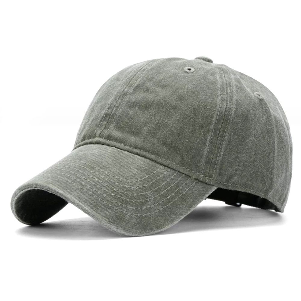 Unisex Plain wash made old cap baseball cap Fashion couple student hat Female cap small face visor_maomaolike.com