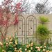 2 Pack Metal Garden Trellis 86.7" X 19.7" Rustproof Trellis For Climbing Plants Outdoor Flower Support Peacock Style Black_maomaolike.com