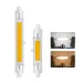 R7S LED Dimmable COB Lamp Bulb Lights Glass 118mm 78mm 8W 16W Ampoule Glass Tube 220-240V COB Glass Replace Halogen Spotlight_maomaolike.com