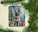 Keeshond Christmas Reindeer Porcelain Ornament Christmas Tree Hanging Decorations For Home Christmas Holiday, Rectangle, Gift, Multicolor_maomaolike.com