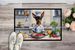 Miniature Pinscher The Chef Doormat Front Door Mat Indoor Outdoor Rugs For Entryway, Non Slip Washable Low Pile, 24H X 36W_maomaolike.com