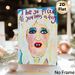 Bold Female Portrait Painting Poster, Vibrant Expressive Pop-Art Style Poster, Eye-catching Artistic Decor Suitable For Living Room, Studio Spaces_maomaolike.com