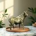 Buffalo Alloy Zodiac Small Powerful Prosperity Home Store Desktop Ornament Old Yellow Ox_maomaolike.com