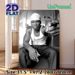 Hip-hop Artist Portrait Painting Poster, Monochrome Retro Hip-hop Style Poster, Stylish Urban Vibe Decor Ideal For Living Room, Music Studio_maomaolike.com