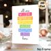 Welcoming Inclusive Slogan Painting Poster, Vibrant Color-block Typographic Poster, Warm Accepting Message, Ideal For Office, Living Room And Shared_maomaolike.com