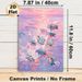 Sea Turtle Themed Painting Poster, Pastel Impasto Style Sunset Ocean Poster, Vibrant Textured Marine Art, Ideal For Bedroom, Living Room_maomaolike.com