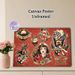 Nautical Vintage Tattoo Painting Poster, Vibrant Classic Old-School Tattoo-style Nautical Motifs Poster, Eye-catching Nostalgic Art For Home, Bar Or_maomaolike.com