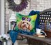 Cockapoo King Of Mardi Gras Throw Pillow Machine Washable, Indoor Outdoor Decorative Pillow For Couch, Bed Or Patio, 18Hx18W_maomaolike.com