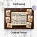 Family & Faith Themed Painting Poster, Warm Typographic Style Poster, Heartfelt Family Rules With Elegant Calligraphy Text, Conveys Warm Family_maomaolike.com