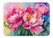 Peonies In Watercolor Memory Foam Kitchen Mat Machine Washable Anti-Fatigue Mat Cushion Comfort Bath Mat Or Kitchen Rug_maomaolike.com