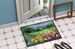 North Dakota Wild Prairie Roses In Watercolor Doormat Front Door Mat Indoor Outdoor Rugs For Entryway, Non Slip Washable Low Pile, 24H X 36W_maomaolike.com