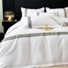 Embroidered Linen Hotel Four-Piece Set Cross-Border Foreign Trade Export Top-sale_maomaolike.com