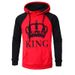 Men's Clothing autumn and winter new hooded pullover color matching couple sweatshirt_maomaolike.com