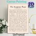 The Acceptance Prayer Painting Poster, Elegant Typographic Text Poster, Inspirational Reflective Design For Home, Office And Quiet Resting Spaces_maomaolike.com