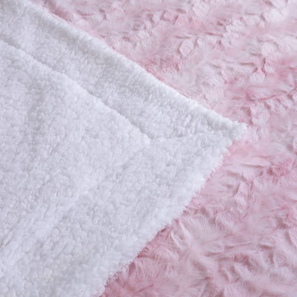 Cross Border Special Supply Pv Velvet Tie Dyed Double Sided Long Plush Lamb Wool Sofa Cover Blanket Spot Wholesale_maomaolike.com