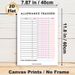 Allowance Tracker Painting Poster, Soft Pink-gray Minimalist Grid Poster, Practical Tool For Tracking Chores And Earned Allowance, Ideal For Home_maomaolike.com