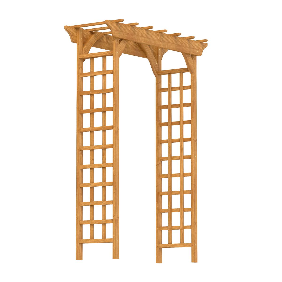 Wooden Arbor, Wedding Arch For Ceremony, Wood Trellis For Plant Climbing, Christmas Decor Pergola For Garden Backyard_maomaolike.com