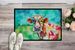 Hippie Animal Cow Doormat Front Door Mat Indoor Outdoor Rugs For Entryway, Non Slip Washable Low Pile, 24H X 36W_maomaolike.com