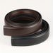 Set Of 2 Cowhide Belts Without Buckles, Designed For Automatic Buckles Belts, Large Size 105-140 150 160 170cm Waistband_maomaolike.com