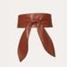 Unisex High-grade bow antique waist girdle female retro temperament Joker waist wide belt strap._maomaolike.com