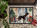 German Shorthaired Pointer Cozy Christmas Doormat Front Door Mat Indoor Outdoor Rugs For Entryway, Non Slip Washable Low Pile, 24H X 36W_maomaolike.com
