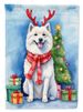 American Eskimo Christmas Reindeer Garden Flag Mailbox Flag Decorative Yard Flag Banner Outside Patio Artwork Yard Flower Beds, Garden Size, Multicolor_maomaolike.com