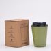 double layer water cup portable mini wheat straw coffee cup portable fashionable and simple car wheat aroma cup_maomaolike.com