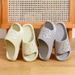 Cute Cartoon Kitten Women's Summer Slippers Indoor Bathroom Cloudy Soft Sole Non-slip Leisure Comfort Couple Home Shoes_maomaolike.com