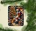 Corgi And Santa Claus Porcelain Ornament Christmas Tree Hanging Decorations For Home Christmas Holiday, Rectangle, Gift, Multicolor_maomaolike.com