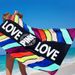 Pure Cotton Bath Towel Spot American Simple P.ink Active Printing Swimming Bath Adult Pure Cotton Beach Bath_maomaolike.com