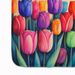 Tulips In Color Memory Foam Kitchen Mat Machine Washable Anti-Fatigue Mat Cushion Comfort Bath Mat Or Kitchen Rug_maomaolike.com