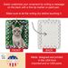 Thai Lilac Cat By The Christmas Tree Porcelain Ornament Christmas Tree Hanging Decorations For Home Christmas Holiday, Rectangle, Gift, Multicolor_maomaolike.com
