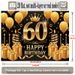 60th Birthday Party Banner - 2D Flat Polyester Backdrop, Wall Hanging Photo Props, Celebration Party Decor_maomaolike.com