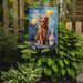 Nova Scotia Duck Tolling Retriever Happy Birthday Garden Flag Mailbox Flag Decorative Yard Flag Banner Outside Patio Artwork Yard Flower Beds, Garden Size, Multicolor_maomaolike.com
