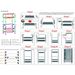 Portable Clothes Closet Rolling Door Wardrobe With Hanging Rack Non-Woven Fabric Storage Organizer With Three Drawer Boxes No-Tool Assembly - 67in*35.4in*17.7in(Gray)_maomaolike.com